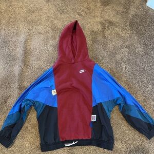 Vintage Nike Men's Windbreaker Hoodie